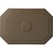 Ekena Millwork Felix Ceiling Medallion, Hand-Painted Warm Silver, 25 1/4"W x 17 1/4"H x 1 3/4"P CM25FEWSS - alternate 1